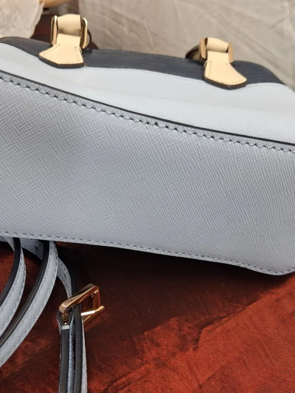 Tory Burch Robinson Color Block Top Handle Mini Bag